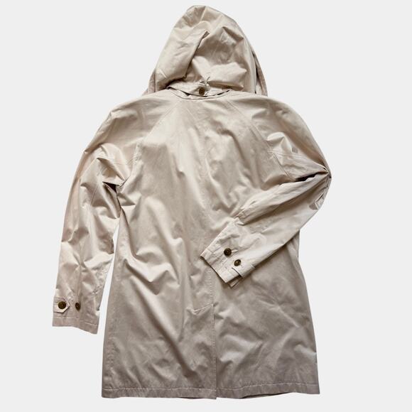 Calvin Klein Women’s Beige Trench Coat Size 8 | Detachable Hood | Lined - Picture 2 of 7